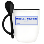 Кружка с ложкой