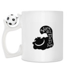 Кружка с футбольным мячиком