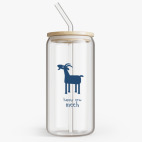 Банка с бамбуковой крышкой