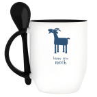 Кружка с ложкой