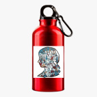 Металлическая бутылка 400 мл UV-DTF