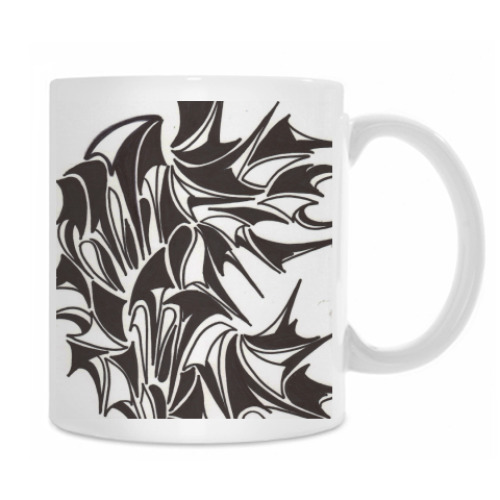 Кружка с принтом "Кристаллы"