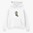 Толстовка худи оверсайз