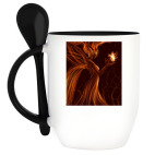 Кружка с ложкой