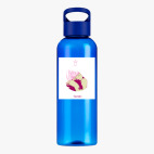 Прозрачная спортивная бутылка