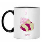 Кружка двухцветная