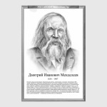 Дмитрий Менделеев (рамка серии и легенда)