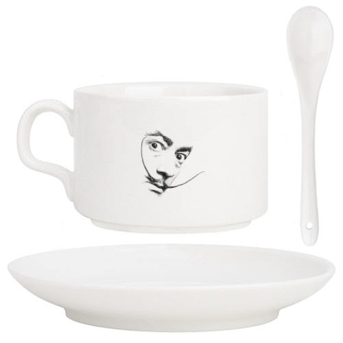 Кофейный набор с принтом Усы