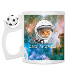 Кружка с футбольным мячиком