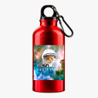 Металлическая бутылка 400 мл UV-DTF