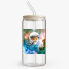 Банка с бамбуковой крышкой