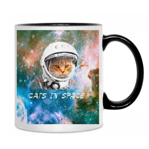 Кружка Кот в космосе