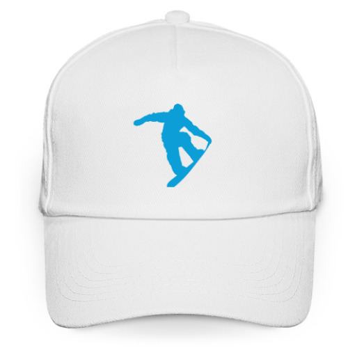 Кепка бейсболка с принтом Snowboard