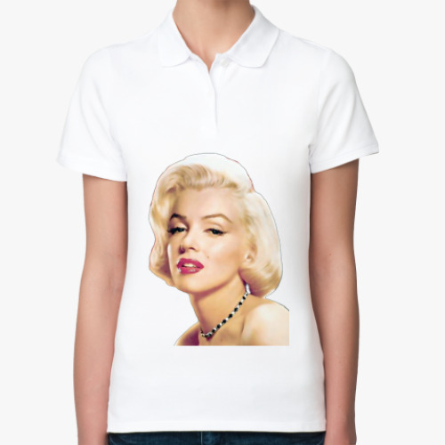 Женская рубашка поло (печать) поло Marilyn Monroe