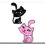 Влюбленные коты