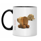 Кружка двухцветная