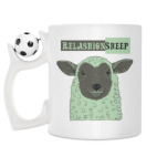 Кружка с футбольным мячиком