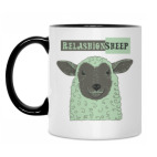 Кружка двухцветная