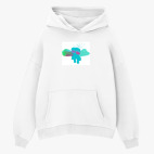 Толстовка худи оверсайз