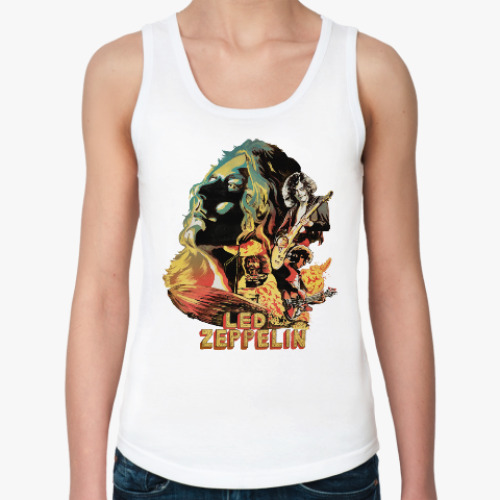 Женская майка Led Zeppelin хард-рок группа