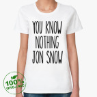 Женская футболка органик