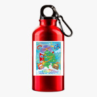 Металлическая бутылка 400 мл UV-DTF