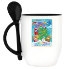 Кружка с ложкой