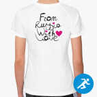 Женская спортивная футболка