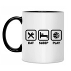 Кружка двухцветная