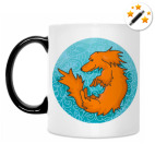 Кружка-хамелеон