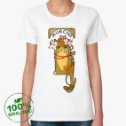 Женская футболка органик