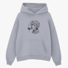 Толстовка худи оверсайз