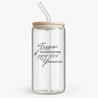 Банка с бамбуковой крышкой