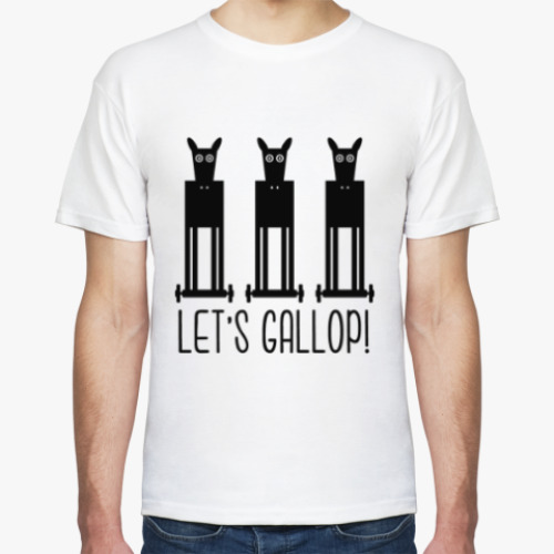 Футболка с принтом 'Лошадка'