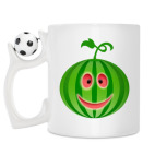 Кружка с футбольным мячиком