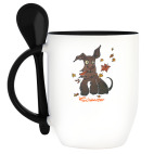 Кружка с ложкой