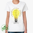 Женская футболка органик
