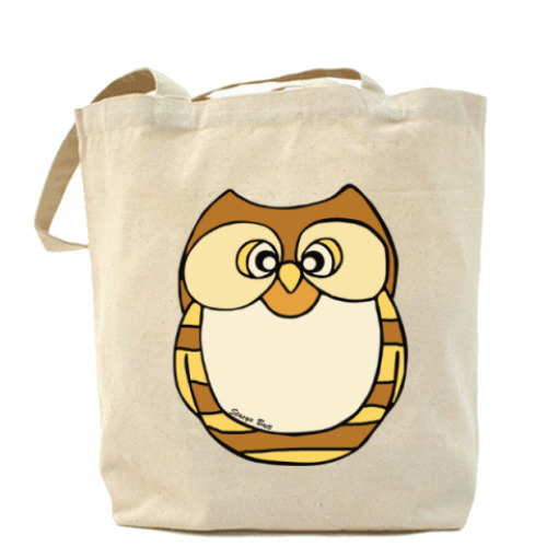 Сумка шоппер с принтом Сова