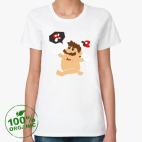 Женская футболка органик