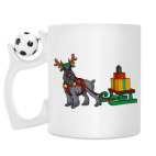 Кружка с футбольным мячиком