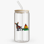 Банка с бамбуковой крышкой