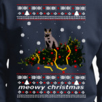 Новогодний свитер с котом