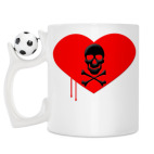 Кружка с футбольным мячиком