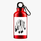 Металлическая бутылка 400 мл UV-DTF