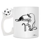 Кружка с футбольным мячиком