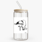 Банка с бамбуковой крышкой