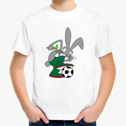 Детская футболка с принтом Rabbit