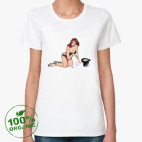 Женская футболка органик