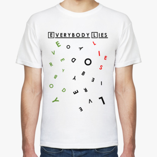 Футболка с принтом Everybody Lies