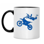 Кружка двухцветная